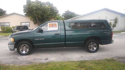 2002 DODGE RAM/NICE WORK TRUCK/SLIDE OUT SHELVES/COLD AIR for sale in Pompano Beach, FL