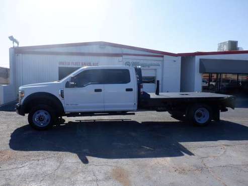 2018 ford f-450 crew 4x4 diesel flatbed - cars & trucks - by dealer... for sale in Odessa, TX
