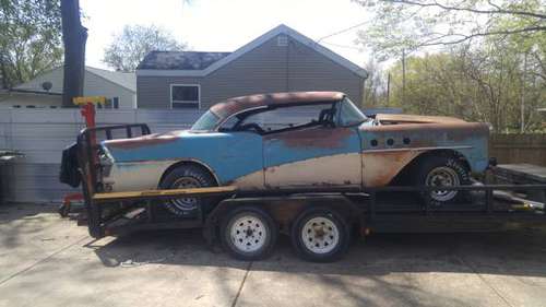 55 buick project/trailer for sale in Creve Coeur, IL