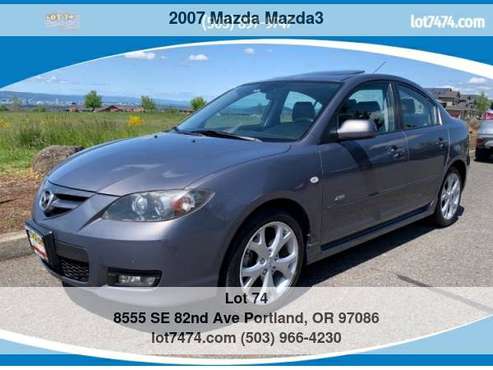 2007 Mazda Mazda3 4dr Sdn Auto s Touring - - by dealer for sale in Portland, OR