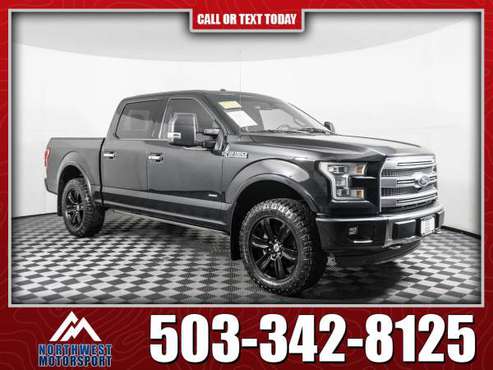 trucks Lifted 2015 Ford F-150 Platinum 4x4 - - by for sale in Puyallup, OR