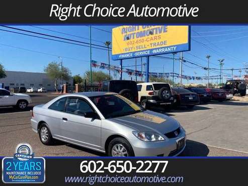 2005 Honda Civic Coupe HX, automatic, LOW MILES! - cars & trucks -... for sale in Phoenix, AZ