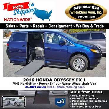 2016 Honda Odyssey EX-L Wheelchair Van VMI Northstar - Power Infloo... for sale in Laguna Hills, CA