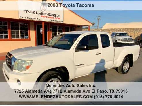 2008 Toyota Tacoma 2WD Access I4 MT - cars & trucks - by dealer -... for sale in El Paso, TX