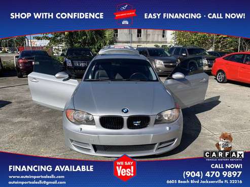 2008 BMW 1 Series - Financing Available! - cars & trucks - by dealer... for sale in Jacksonville, FL