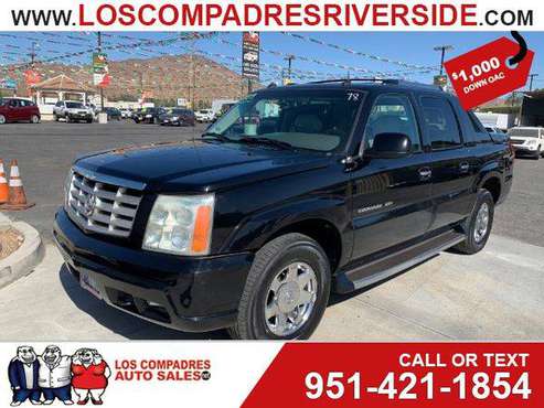 2003 Cadillac Escalade EXT Base -$1,000 Down and Your Job, Drives... for sale in Riverside, CA