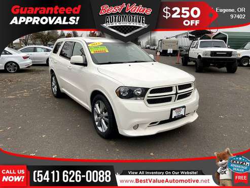 2012 Dodge Durango R/T FOR ONLY $345/mo! - cars & trucks - by dealer... for sale in Eugene, OR