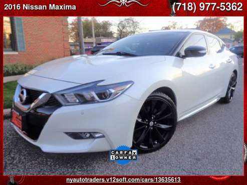 2016 Nissan Maxima 4dr Sdn 3.5 Platinum - cars & trucks - by dealer... for sale in Valley Stream, NY