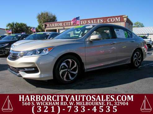 ~ ~ ~ 2017 HONDA ACCORD EX-L! LEATHER! SUNROOF! 1 OWNER! CAM! ~ ~ ~... for sale in WEST MELBOURNE, FL