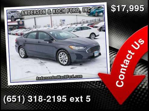 2020 Ford Fusion SE Anderson & Koch Ford - cars & trucks - by dealer... for sale in North Branch, MN