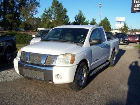 2006 Nissan Titan Ext Cab White - - by dealer for sale in Martinez, GA