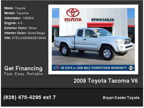 2009 Toyota Tacoma V6 - - by dealer - vehicle for sale in Hendersonville, NC