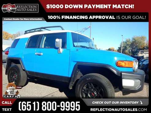 2007 Toyota FJ Cruiser FOR ONLY 296/mo! - - by dealer for sale in Oakdale, MN
