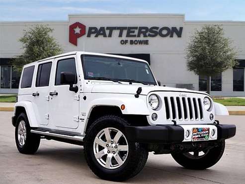 2016 Jeep Wrangler Unlimited Sahara - - by dealer for sale in Bowie, TX