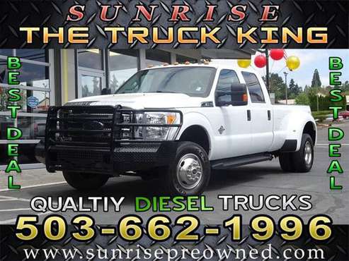 2015 Ford F-350 Diesel 4x4 4WD F350 Super Duty XLT Truck for sale in Milwaukie, MT