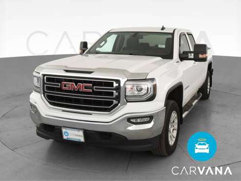 2018 GMC Sierra 1500 Double Cab SLE Pickup 4D 6 1/2 ft pickup White... for sale in Cambridge, MA