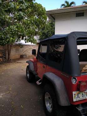 1990 Jeep 5speed 6 cylinder - cars & trucks - by owner - vehicle... for sale in Honolulu, HI