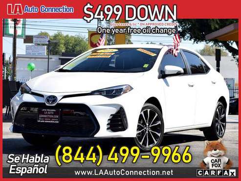 2017 Toyota *Corolla* *SE* $281 /mo for sale in Van Nuys, CA