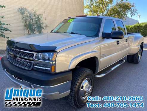 2005 CHEVROLET 3500 CREW CAB LS DUALLY ~ DURAMAX ~ FOUR WHEEL DRIVE... for sale in Tempe, CA