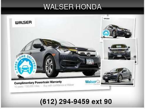 2016 Honda Civic LX - cars & trucks - by dealer - vehicle automotive... for sale in Burnsville, MN