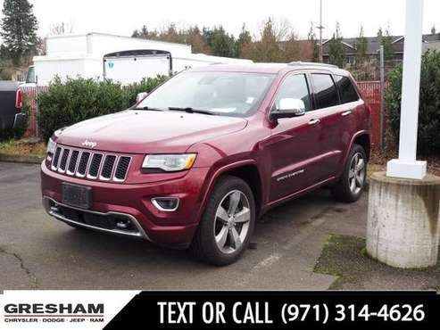2016 Jeep Grand Cherokee 4x4 4WD Overland SUV - - by for sale in Gresham, OR
