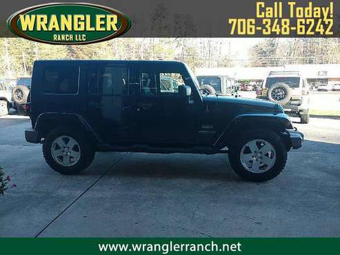 2010 Jeep Wrangler Unlimited Sahara 4WD - cars & trucks - by dealer... for sale in Cleveland, AL