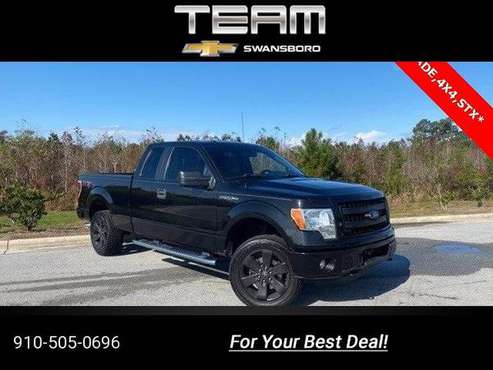 2014 Ford F150 XLT pickup Black - cars & trucks - by dealer -... for sale in Swansboro, NC