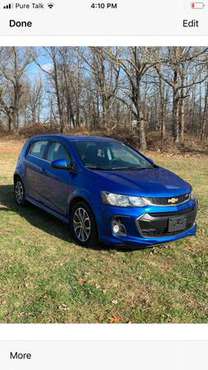 2017 chevy sonic rs low mileage clean - cars & trucks - by dealer -... for sale in Sidney, AR