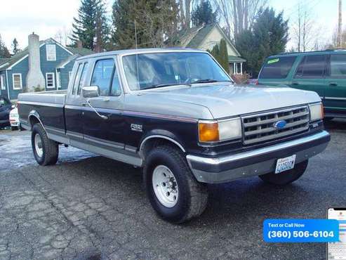 1989 Ford F-250 F250 F 250 XLT Lariat 2dr Extended Cab LB HD - cars... for sale in Mount Vernon, WA