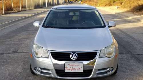 2007 VOLKSWAGEN EOS SILVER CONVERTIBLE - cars & trucks - by owner -... for sale in montrose, CA