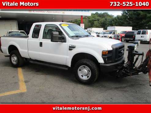 2008 Ford F250 SUPER CAB 4X4 6 BED W/ SNOW PLOW 62K MILES for sale in south amboy, NJ