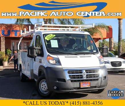 2018 Ram ProMaster 3500 Standard Cab Utility Service Work Truck for sale in Fontana, CA