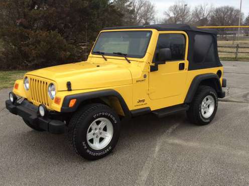 2004 Jeep Wrangler (TJ) SUV 4wd ( low miles) - - by for sale in Jackson, TN