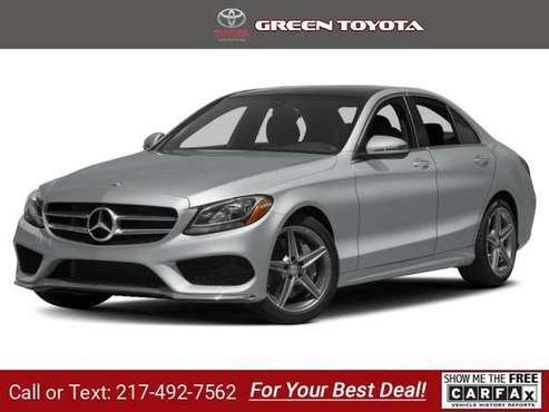 2015 Mercedes-Benz C-Class C 300 sedan Black - - by for sale in Springfield, IL