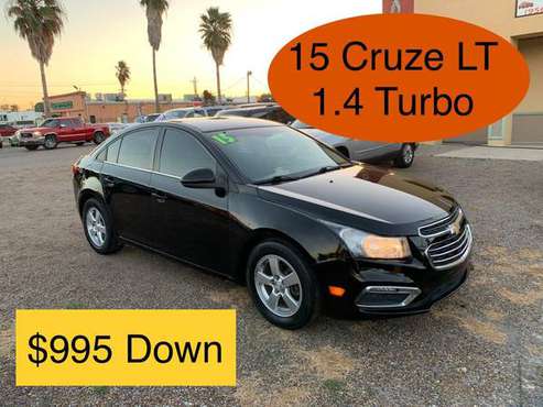 2015 CHEVY CRUZE $995 Down - cars & trucks - by dealer - vehicle... for sale in McAllen, TX