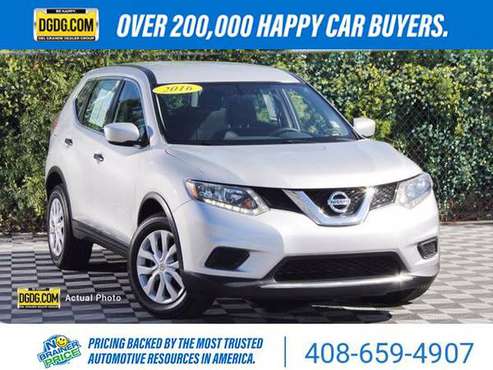 2016 Nissan Rogue S suv Brilliant Silver - cars & trucks - by dealer... for sale in San Jose, CA