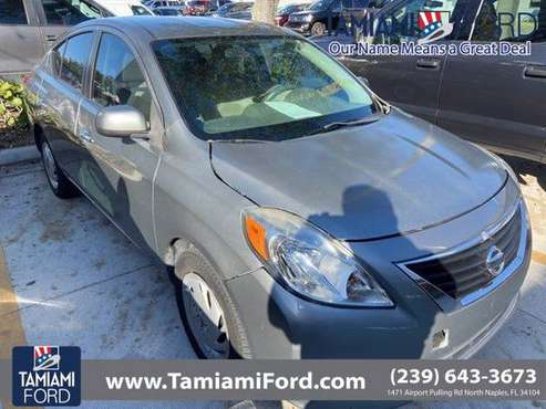 2012 Nissan Versa Magnetic Gray Metallic Call Now and Save Now! -... for sale in Naples, FL