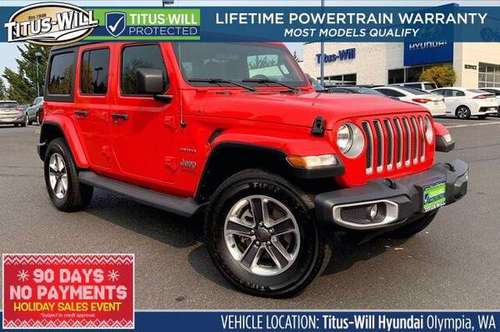 2019 Jeep Wrangler Unlimited 4x4 4WD SUV Electric Sahara Convertible... for sale in Olympia, WA