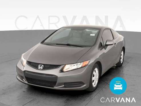 2012 Honda Civic LX Coupe 2D coupe Silver - FINANCE ONLINE - cars &... for sale in Montebello, CA