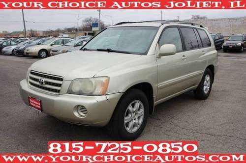 2003 *TOYOTA* *HIGHLANDER* 1OWNER LEATHER SUNROOF GOOD TIRES 111384 for sale in Joliet, IL