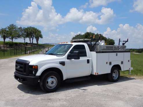 2009 Ford F350 Crane Liftmoore 1 Owner Reading Body Work Truck for sale in Royal Palm Beach, FL