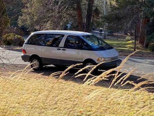 1993 CREAM Toyota Previa Van - cars & trucks - by owner - vehicle... for sale in Bend, OR