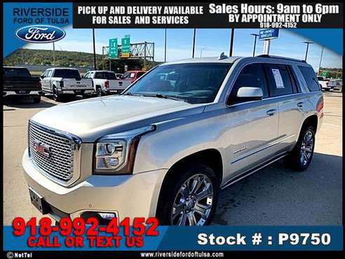 2015 GMC Yukon Denali 4WD SUV -EZ FINANCING -LOW DOWN! - cars &... for sale in Tulsa, OK