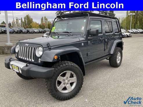 2017 Jeep Wrangler 4x4 4WD Unlimited Sahara SUV - cars & trucks - by... for sale in Bellingham, WA