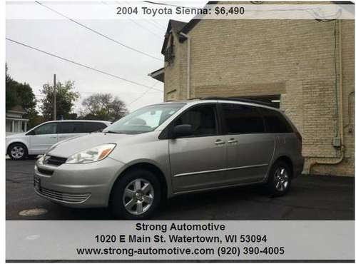 2004 Toyota Sienna LE 7 Passenger 4dr Mini Van for sale in Watertown, WI