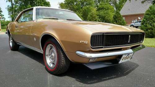 1967 Chevrolet Camaro Rally Sport - cars & trucks - by owner -... for sale in Columbia, KY
