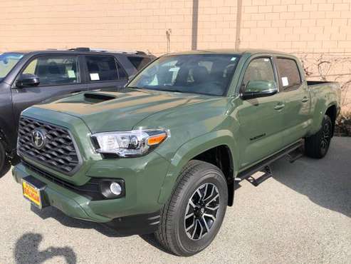 2021 Toyota Tacoma Trd Sport Longbed 4x4 *Premium pkg* 4wd ARMY... for sale in Burlingame, CA