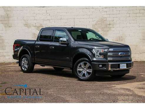 PERFECT History 1-Owner 2017 F-150 Platinum 4x4 EcoBoost Crew Cab! for sale in Eau Claire, MN