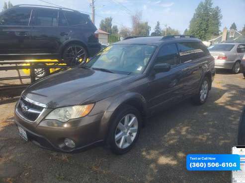 2008 Subaru Outback 2.5i AWD 4dr Wagon 4A - cars & trucks - by... for sale in Mount Vernon, WA