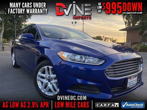 2015 FORD FUSION SE - cars & trucks - by dealer - vehicle automotive... for sale in Yorba Linda, CA